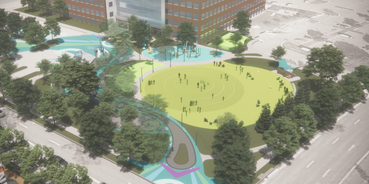 MD Leaders Break Ground On Largo Civic Plaza, Part Of $400M PGC Blue Line Project